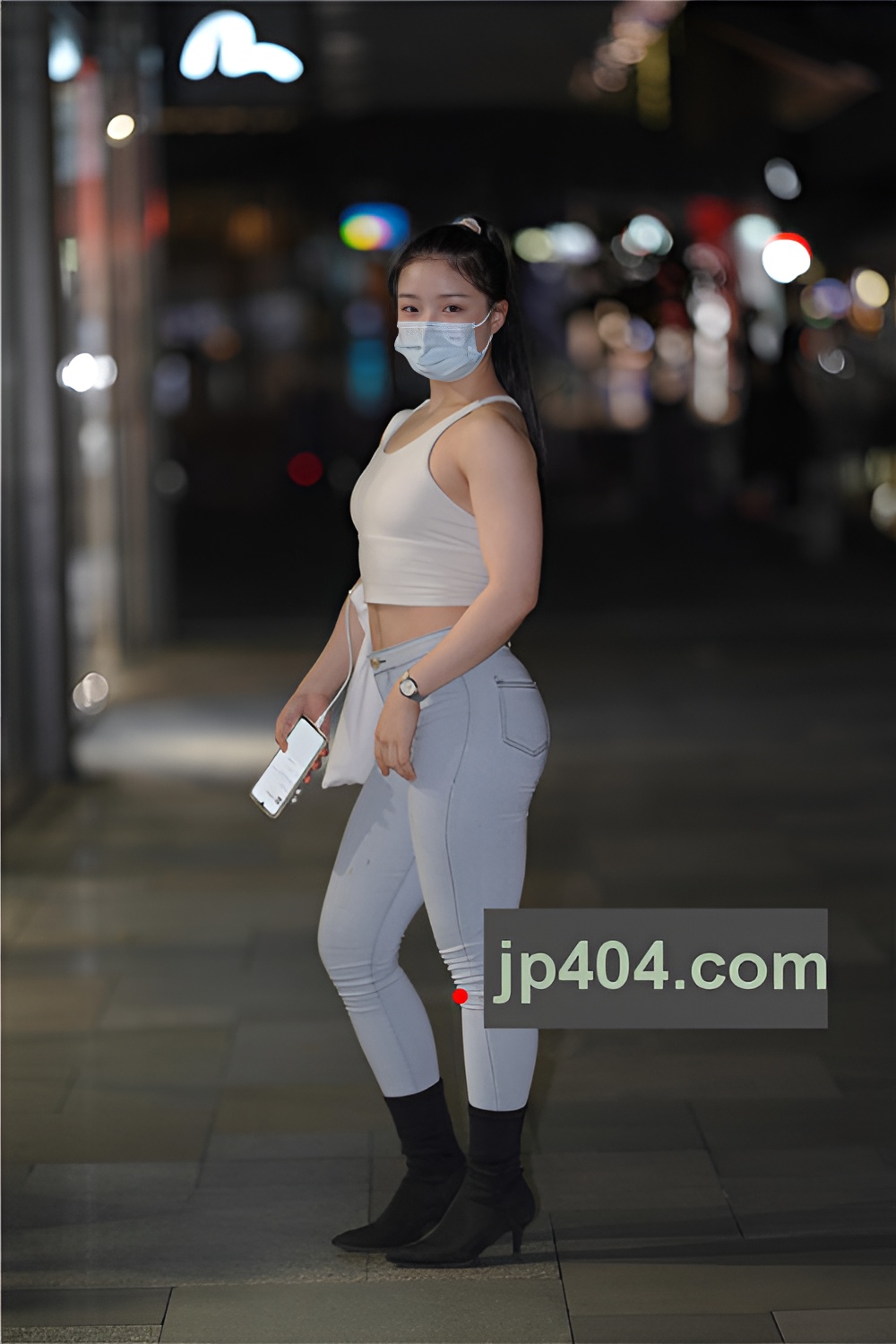 牛仔紧身裤小妹【套图+视频】