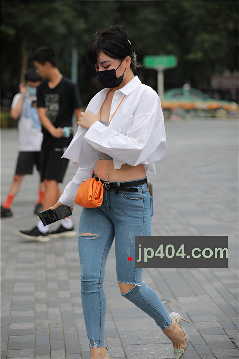 紧身蓝牛小姐姐【套图+视频】