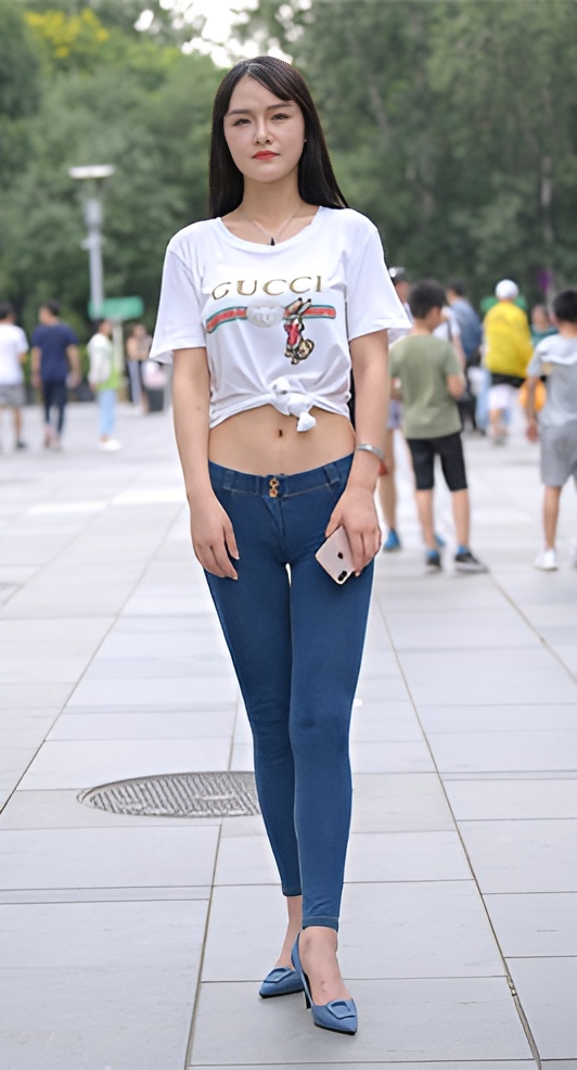 （套图）牛仔裤露腰美女(261P)[6.92G/JPG]