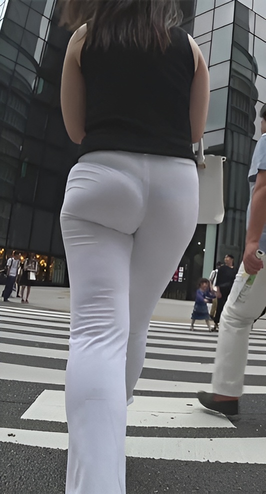 紧身白裤OL性感饱满性感[1.44G/MP4]