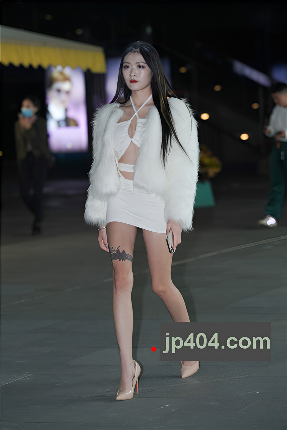 白色包臀裙小姐姐【套图+视频】