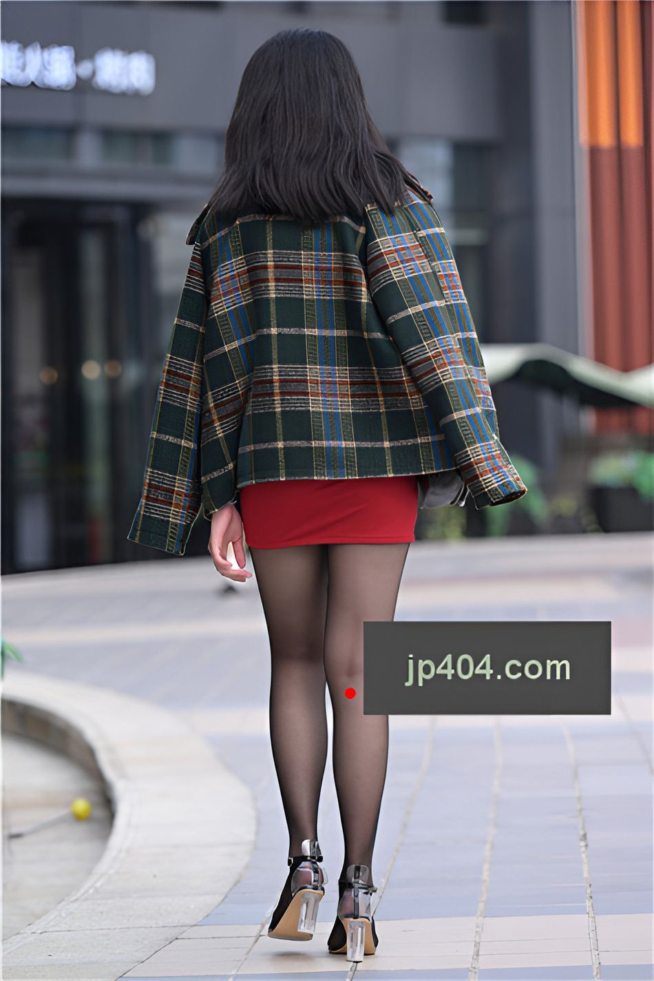 黑丝红裙妹子【套图+视频】