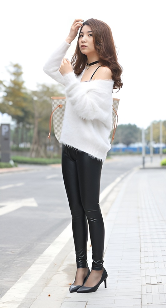 皮裤丝足小姐姐【套图+视频】