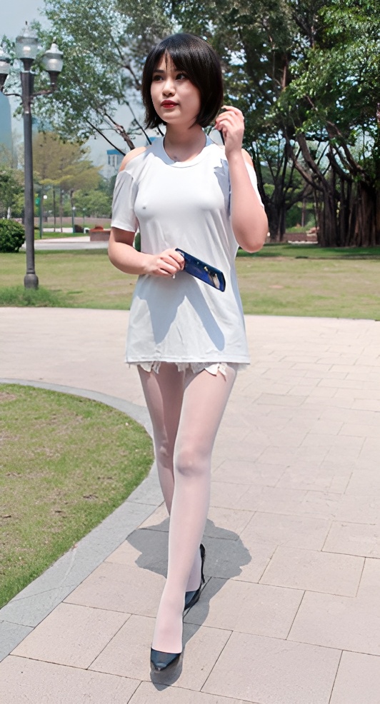 短发美眉 【套图+视频】