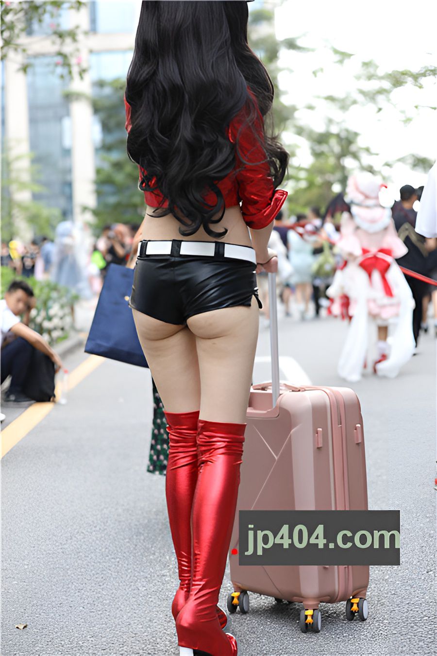 超短皮热裤女孩 【套图+视频】