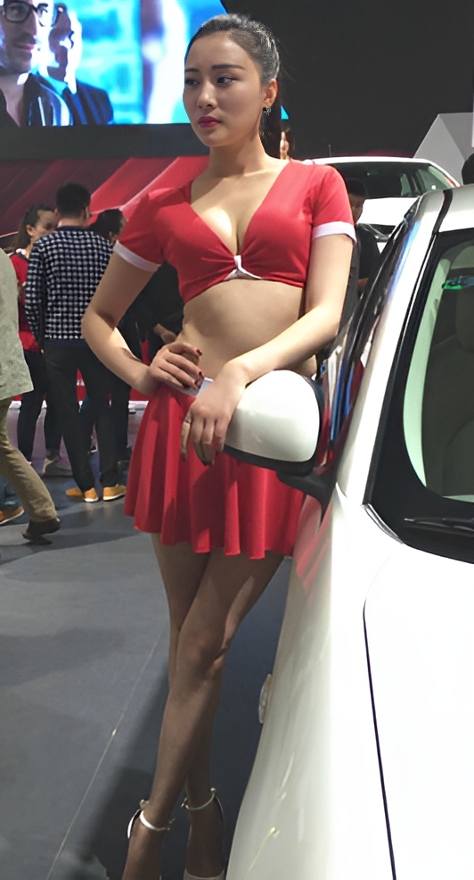 漂亮的性感红色短裙小姐姐[380M/MP4]