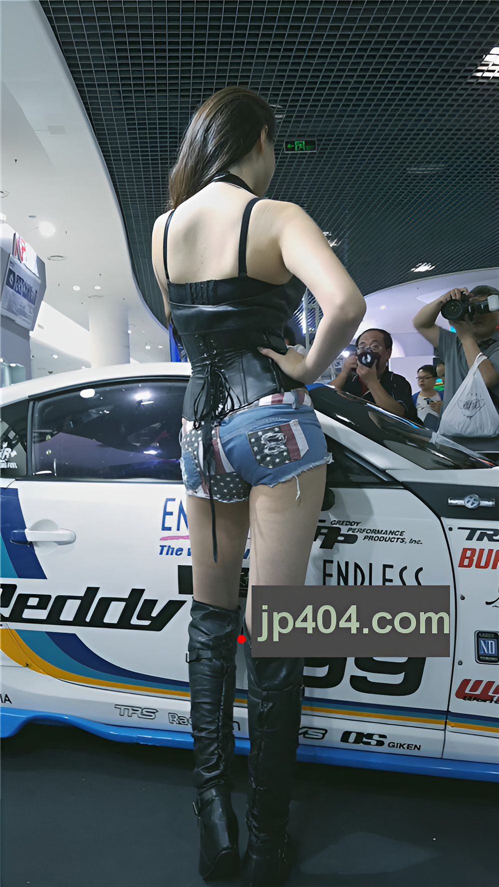 高靴热裤车模MM[537M/MP4]