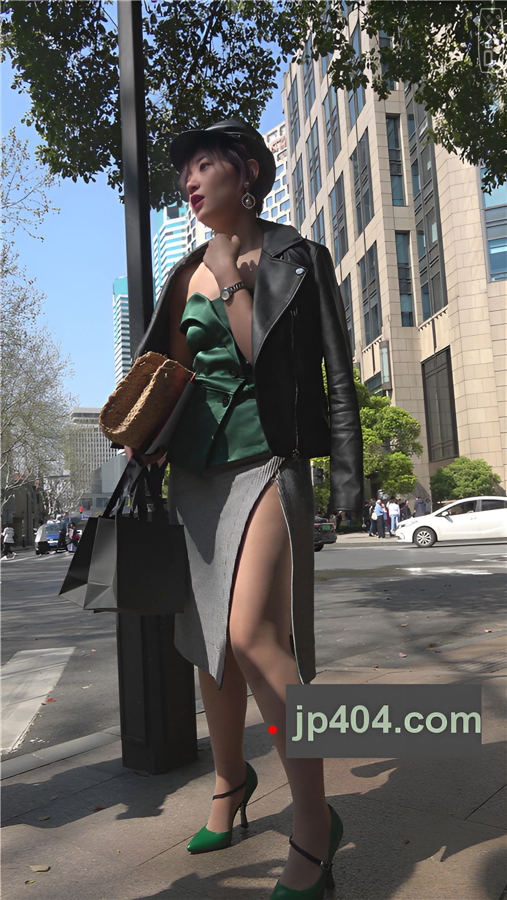 短发开叉裙吸烟妹子[1.58G/MP4]