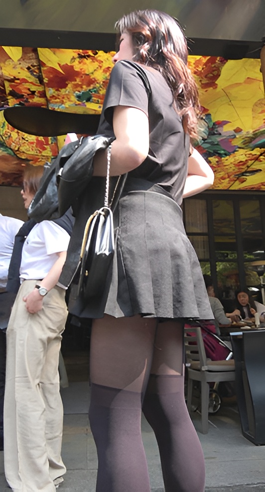 高腰百褶裙黑丝美女[1.5G/MP4]