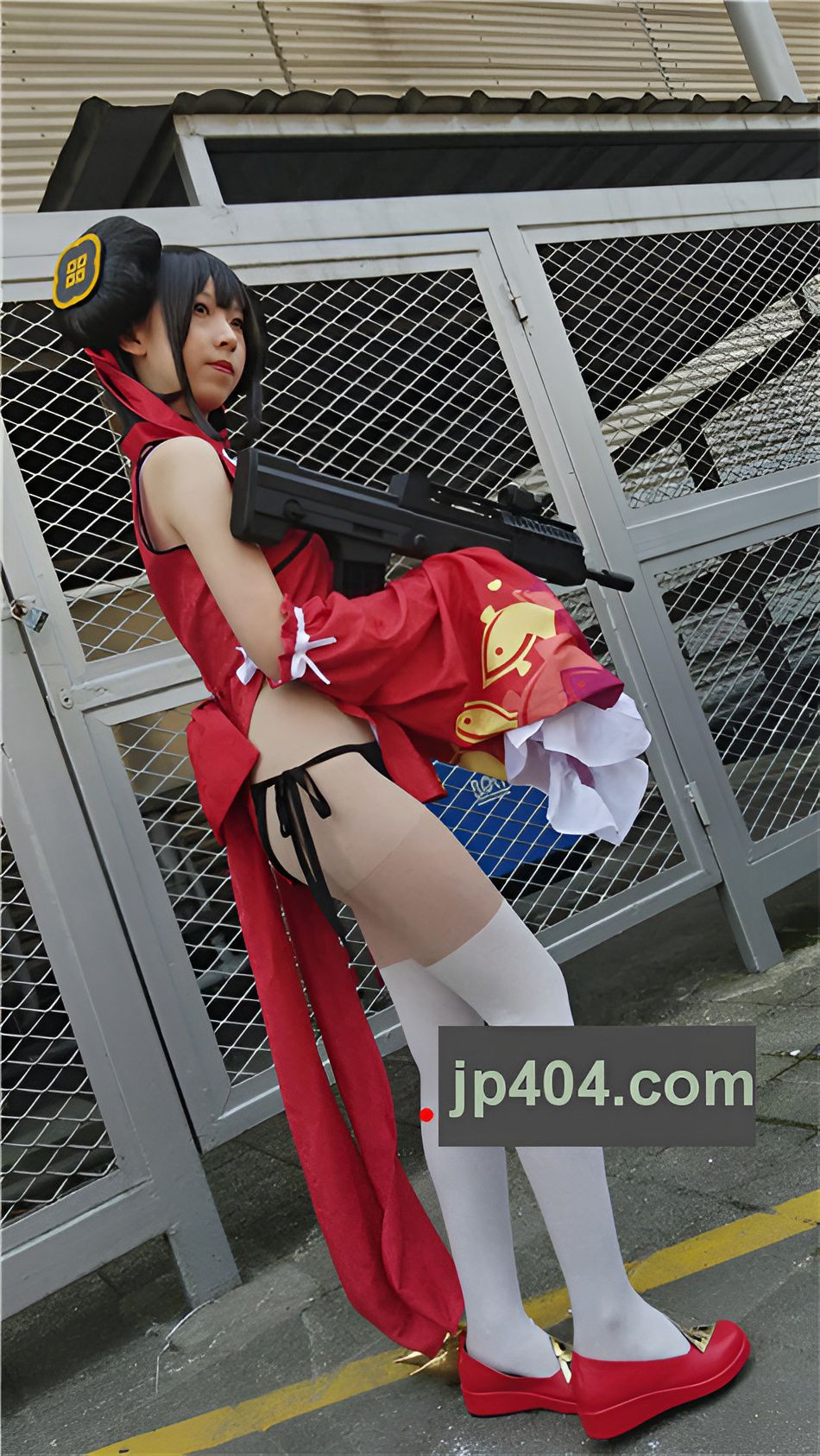 高筒白袜coplay女孩[435M/MP4]