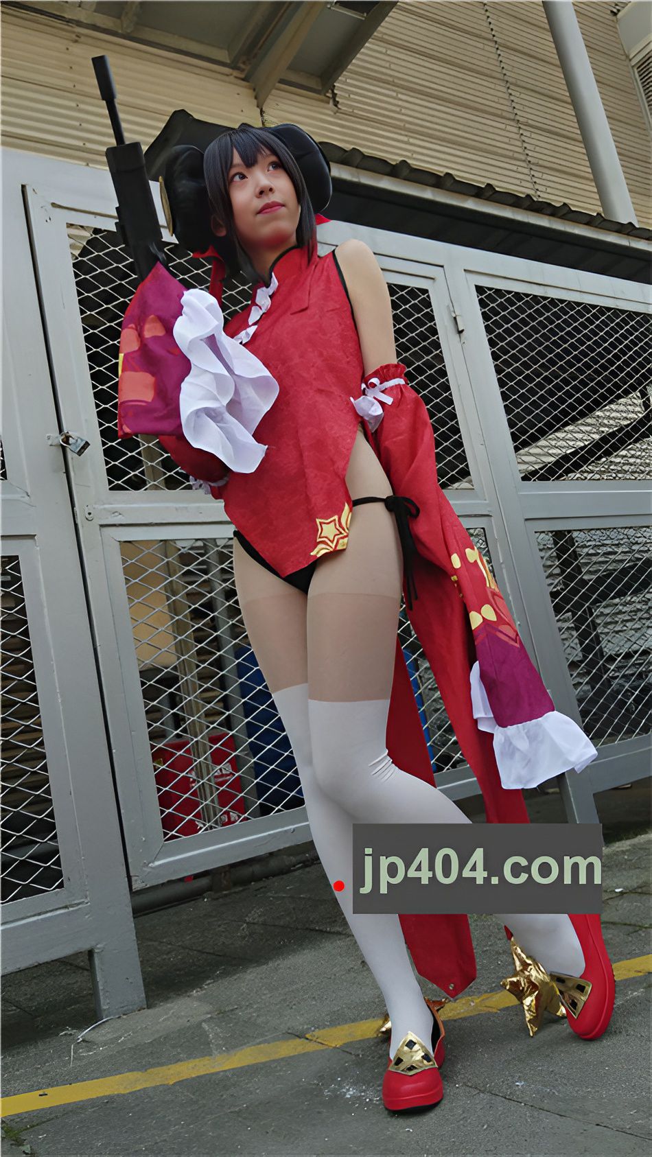 高筒白袜coplay女孩[435M/MP4]