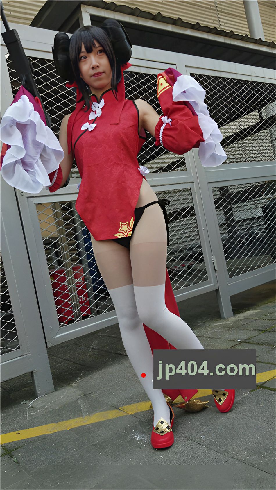 高筒白袜coplay女孩[435M/MP4]