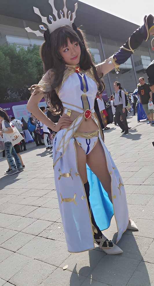 可爱的古装cosplay美女[418M/MP4]