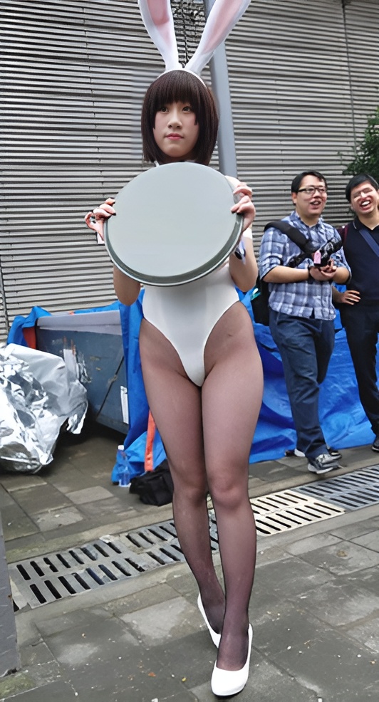 漂亮的性感兔装妹子[539M/MP4]