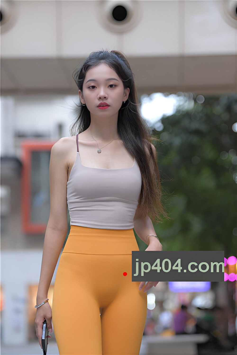 黄色瑜伽裤小妹【套图+视频】