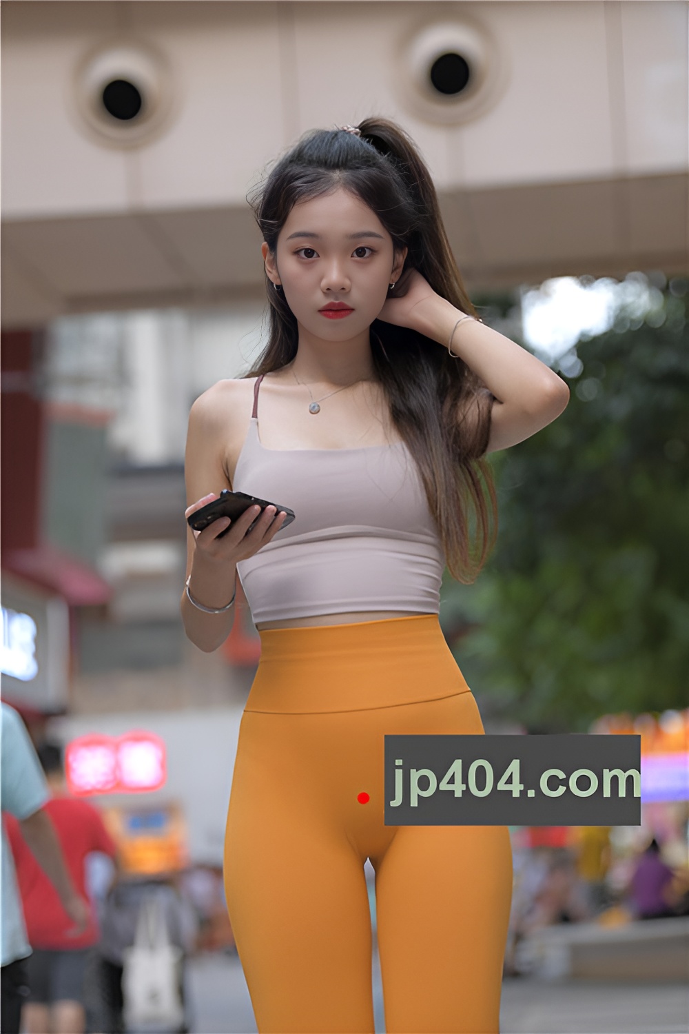 黄色瑜伽裤小妹【套图+视频】