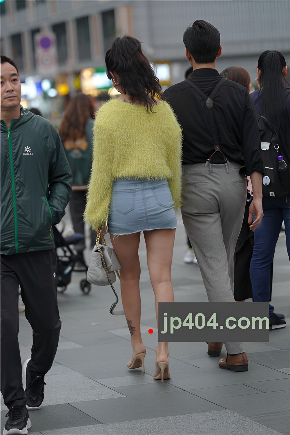 黄衣牛仔裙小姐姐【套图+视频】