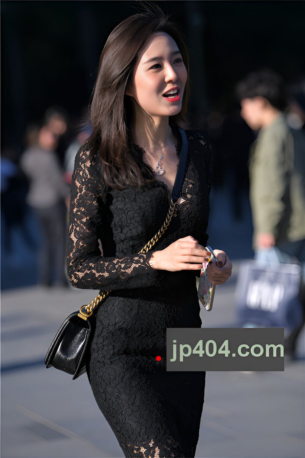 黑色镂空连体裙美女(59P)[1.62G/JPG]